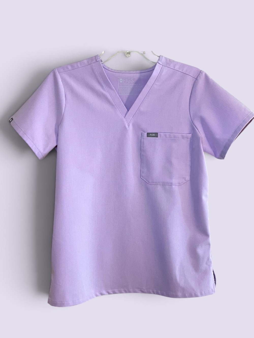 Figs Lavender Haze (#5330) Catarina Scrub Top Size Small